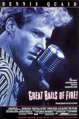 Great Balls Of Fire movie poster (1989) mouse pad