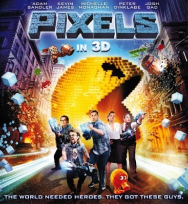 Pixels movie poster (2015) mouse pad