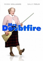 Mrs. Doubtfire movie poster (1993) t-shirt #MOV_93bb419d