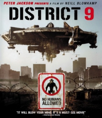 District 9 movie poster (2009) tote bag