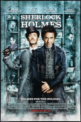 Sherlock Holmes movie poster (2009) Mouse Pad MOV_9442e358