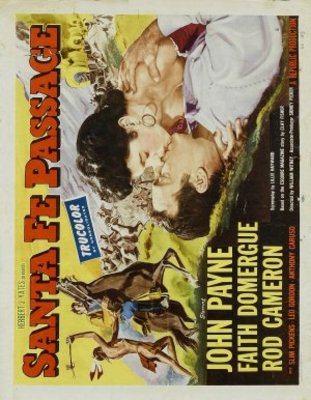 Santa Fe Passage movie poster (1955) poster