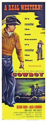 Cowboy movie poster (1958) Poster MOV_951cc6b9
