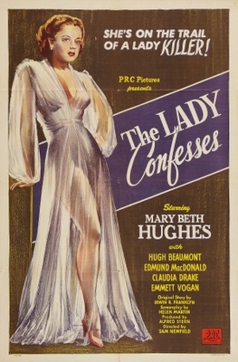 The Lady Confesses movie poster (1945) poster