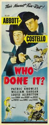 Who Done It? movie poster (1942) poster
