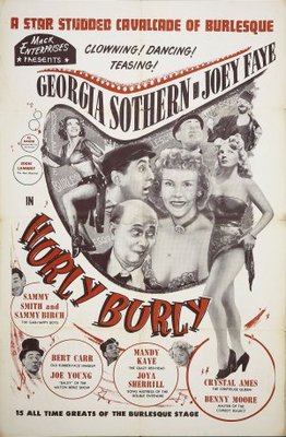 Hurly Burly movie poster (1950) poster