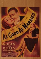 As Good as Married movie poster (1937) Sweatshirt #888899