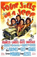 Four Jills in a Jeep movie poster (1944) Sweatshirt #1225946