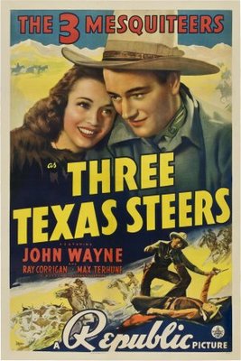 Three Texas Steers movie poster (1939) calendar