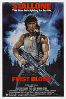 First Blood movie poster (1982) t-shirt #MOV_967da3ce