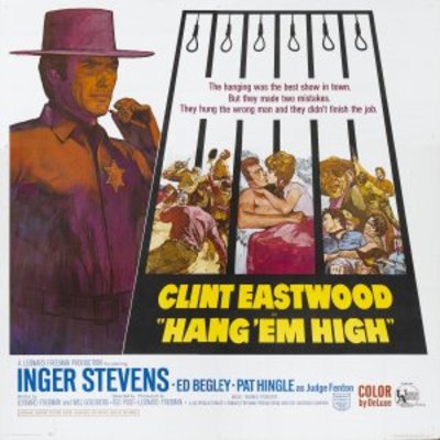 Hang Em High movie poster (1968) mouse pad