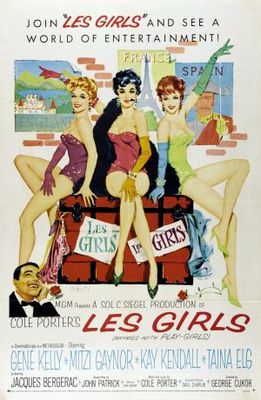Les Girls movie poster (1957) tote bag