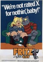 Fritz the Cat movie poster (1972) t-shirt #MOV_96d202f1