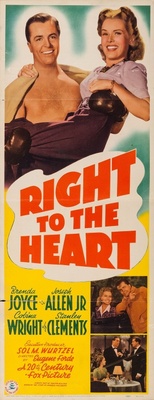 Right to the Heart movie poster (1942) hoodie