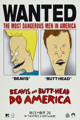 Beavis and Butt-Head Do America movie poster (1996) calendar