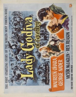 Lady Godiva of Coventry movie poster (1955) calendar