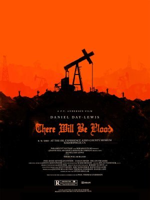 There Will Be Blood movie poster (2007) calendar