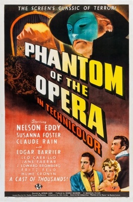 Phantom of the Opera movie poster (1943) tote bag