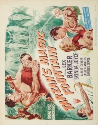 Tarzan's Magic Fountain movie poster (1949) mouse pad