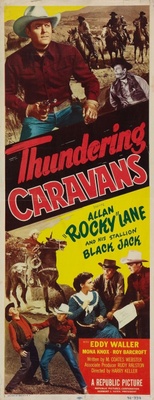 Thundering Caravans movie poster (1952) poster