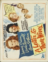 A Letter to Three Wives movie poster (1949) t-shirt #MOV_9a194edd