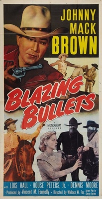 Blazing Bullets movie poster (1951) tote bag