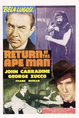 Return of the Ape Man movie poster (1944) poster