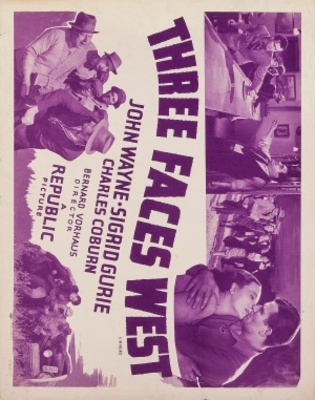 Three Faces West movie poster (1940) poster