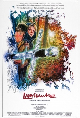 Ladyhawke movie poster (1985) tote bag