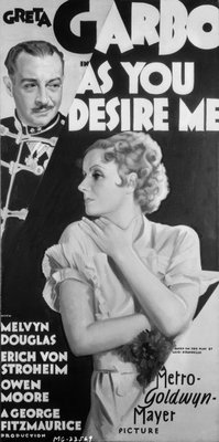 As You Desire Me movie poster (1932) calendar