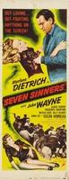 Seven Sinners movie poster (1940) Longsleeve T-shirt #728668