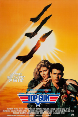 Top Gun movie poster (1986) tote bag