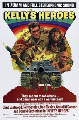 Kelly's Heroes movie poster (1970) Longsleeve T-shirt