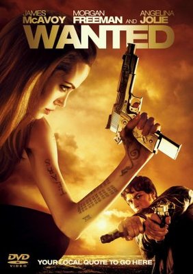 Wanted movie poster (2008) hoodie