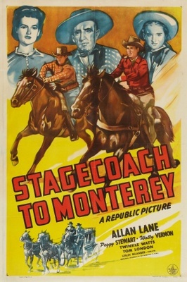 Stagecoach to Monterey movie poster (1944) poster