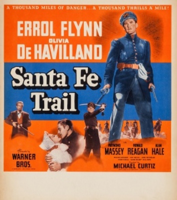 Santa Fe Trail movie poster (1940) Mouse Pad MOV_9d565aa2