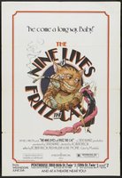 The Nine Lives of Fritz the Cat movie poster (1974) Longsleeve T-shirt #671946