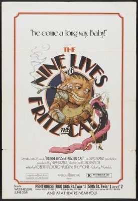 The Nine Lives of Fritz the Cat movie poster (1974) mug