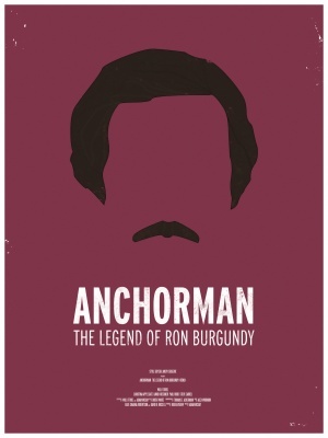 Anchorman: The Legend of Ron Burgundy movie poster (2004) Tank Top