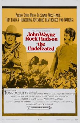 The Undefeated movie poster (1969) poster