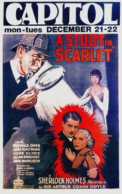 A Study in Scarlet movie poster (1933) poster