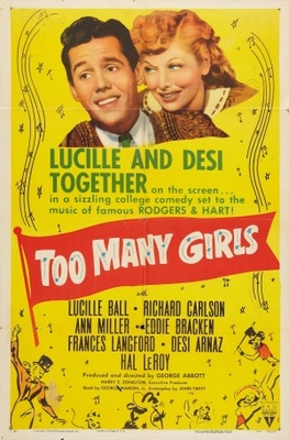 Too Many Girls movie poster (1940) hoodie