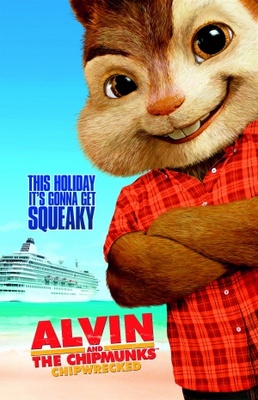Alvin and the Chipmunks: Chip-Wrecked movie poster (2011) calendar