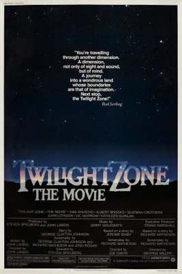 Twilight Zone: The Movie movie poster (1983) tote bag