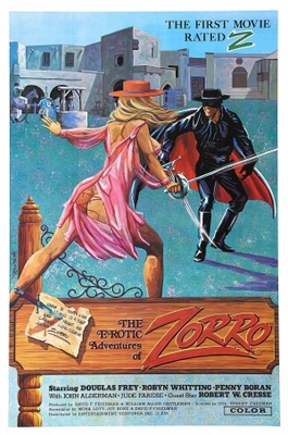 The Erotic Adventures of Zorro movie poster (1972) poster