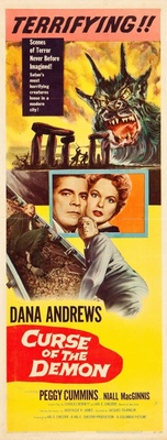 Night of the Demon movie poster (1957) calendar