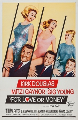 For Love or Money movie poster (1963) poster