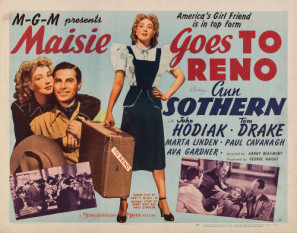 Maisie Goes to Reno movie poster (1944) poster