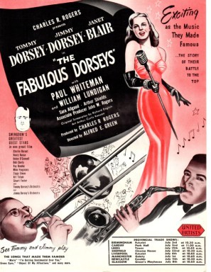 The Fabulous Dorseys movie poster (1947) poster