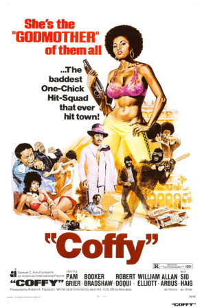Coffy movie poster (1973) mouse pad